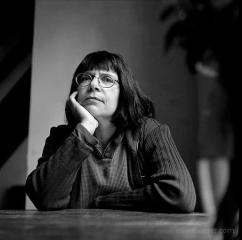 Leslie Kaplan photographiée par Olivier Roller
